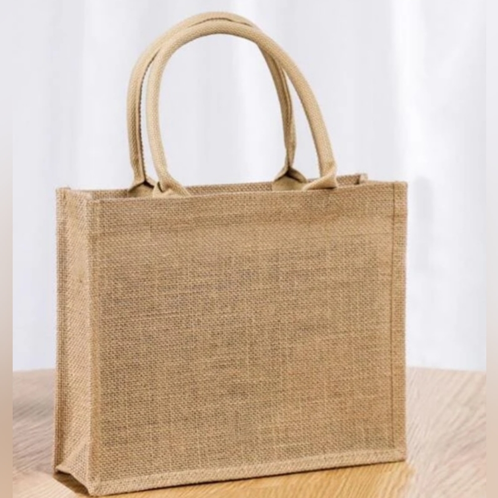 Natural Jute Beach Bag